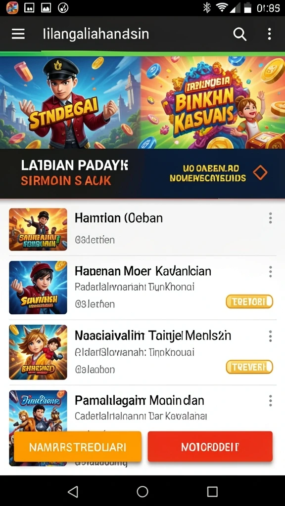 Tampilan antarmuka yang menarik dan user-friendly.