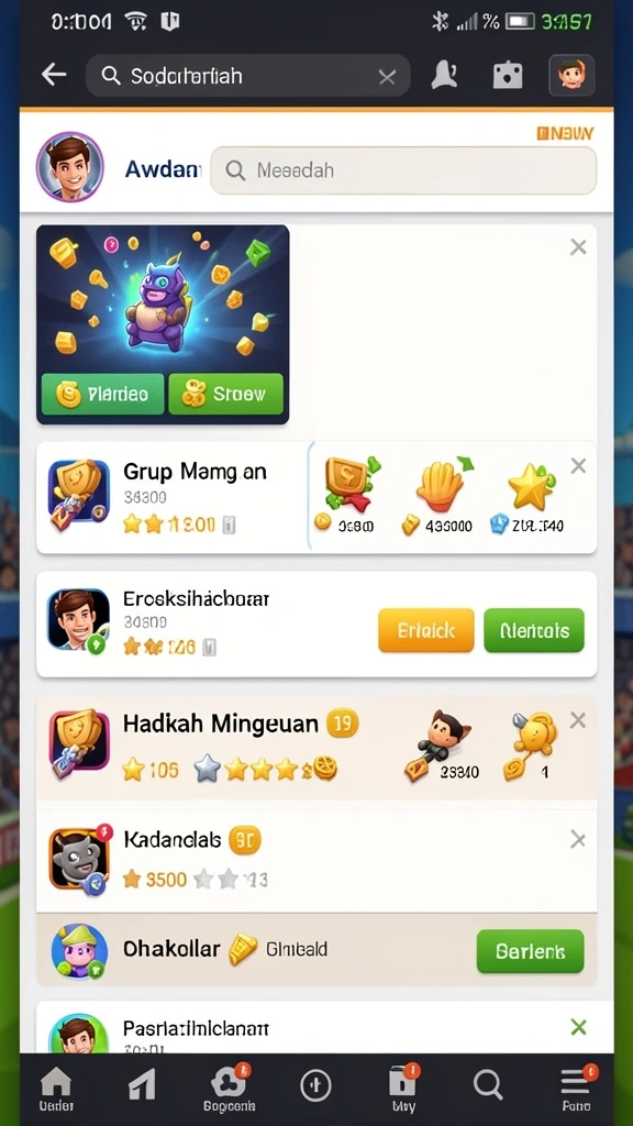 Fitur pembaruan konten baru setiap bulan.