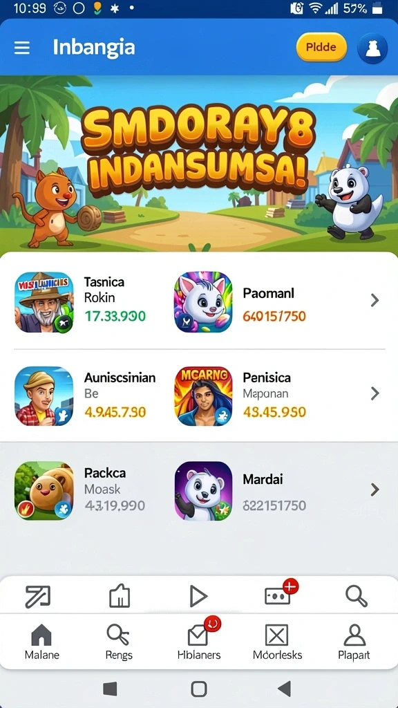 Screenshot saat bermain dengan teman secara multiplayer.