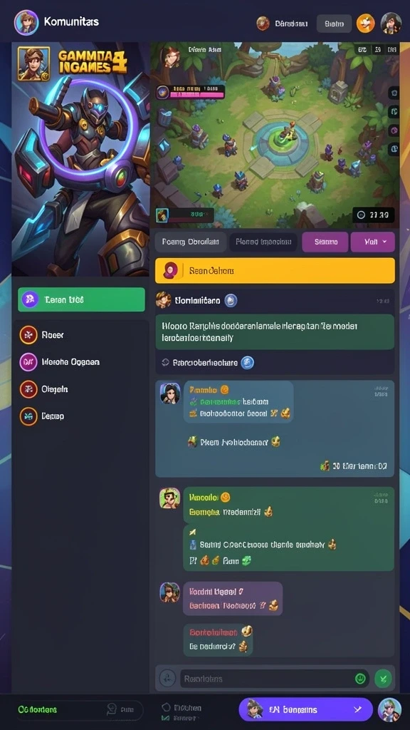 Fitur multiplayer yang mendukung permainan bersama teman.