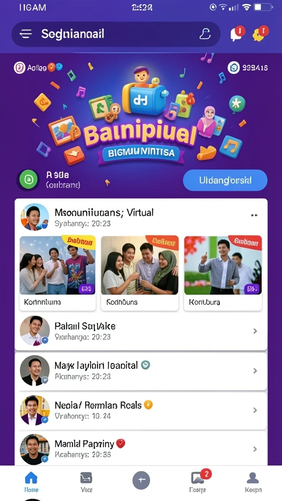 Karakter unik dengan kemampuan yang beragam.
