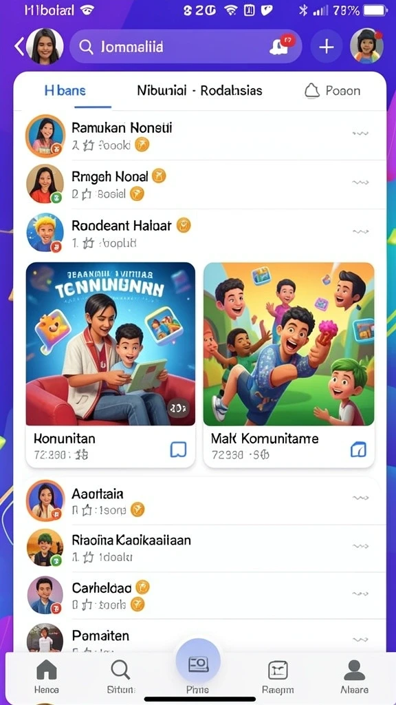 Berbagai karakter unik dan menarik untuk dijelajahi.