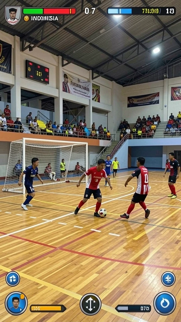 Tampilan karakter utama yang menarik dan penuh warna.