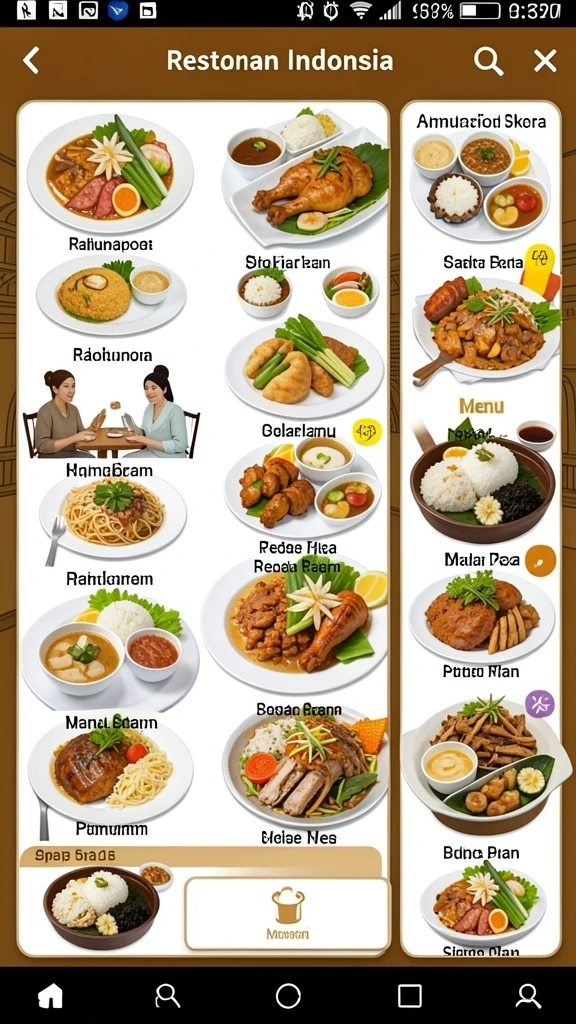 Tampilan antarmuka yang ramah pengguna.