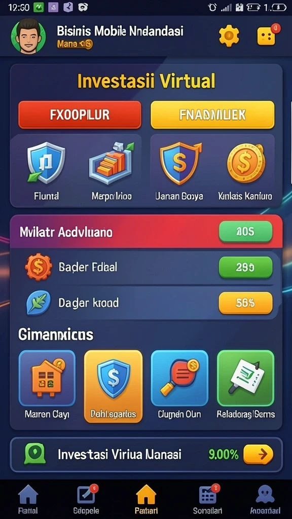 Tampilan antarmuka yang menarik dan user-friendly.