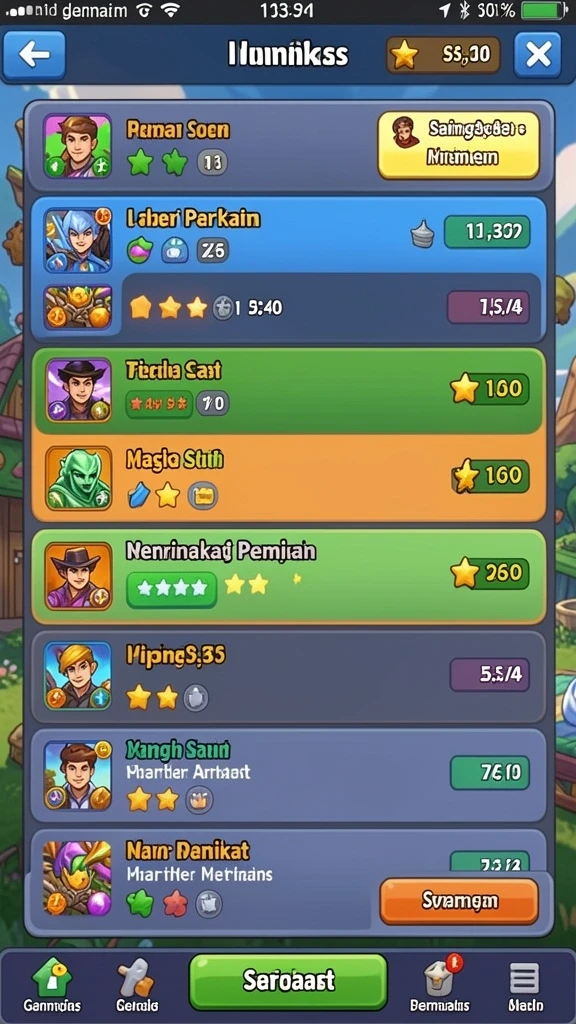Tampilan gameplay CUCUTOTO yang menarik.