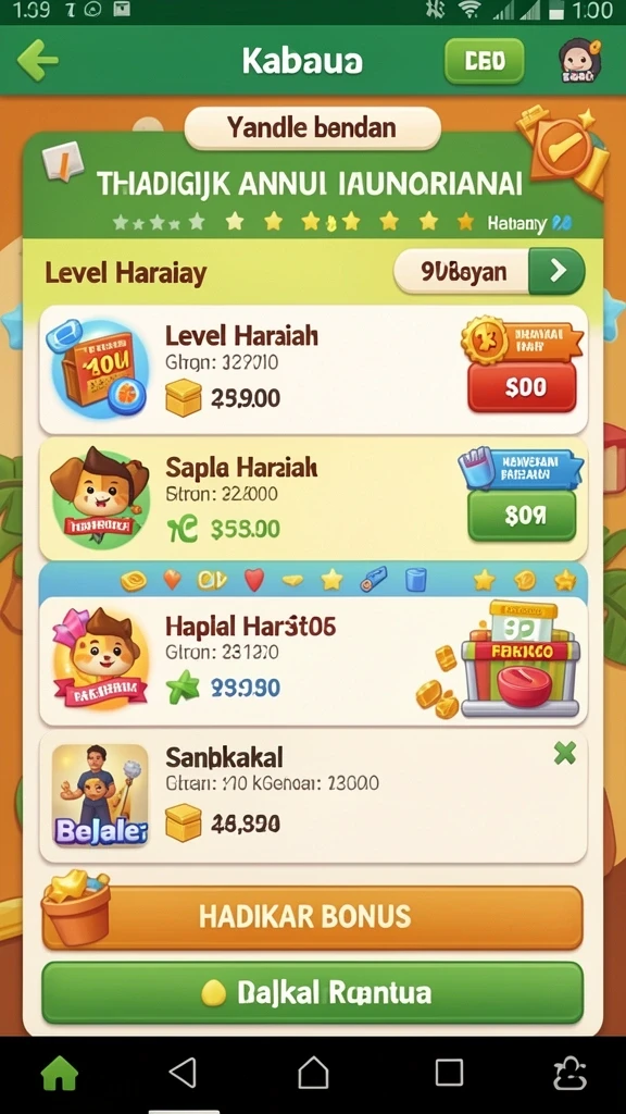 Mode permainan seru dalam DEWA1000.