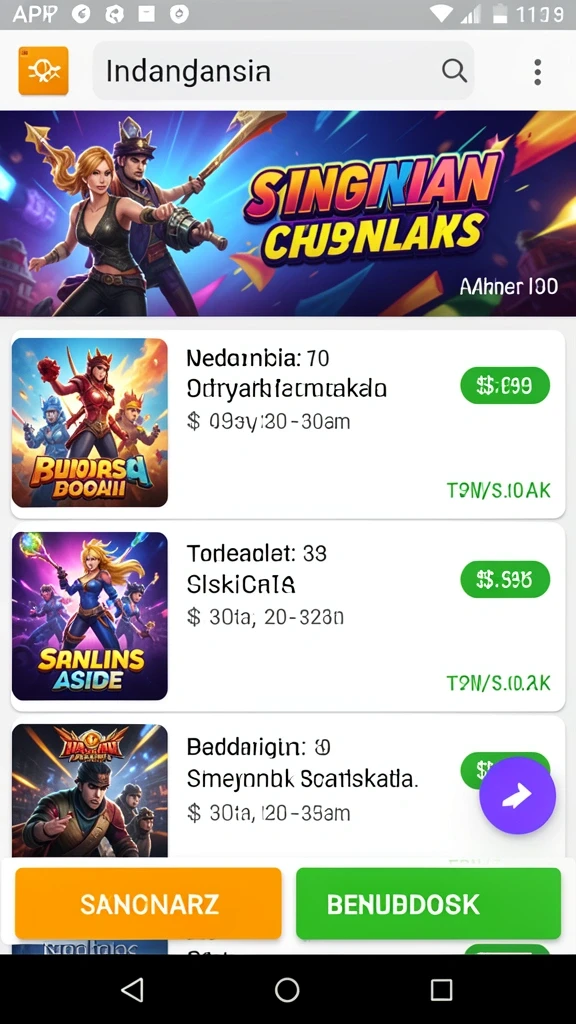 Desain karakter naga yang kreatif dan unik dalam game.