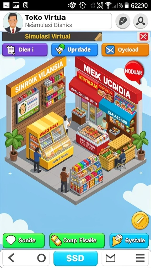 Level menantang dengan grafik yang memukau.