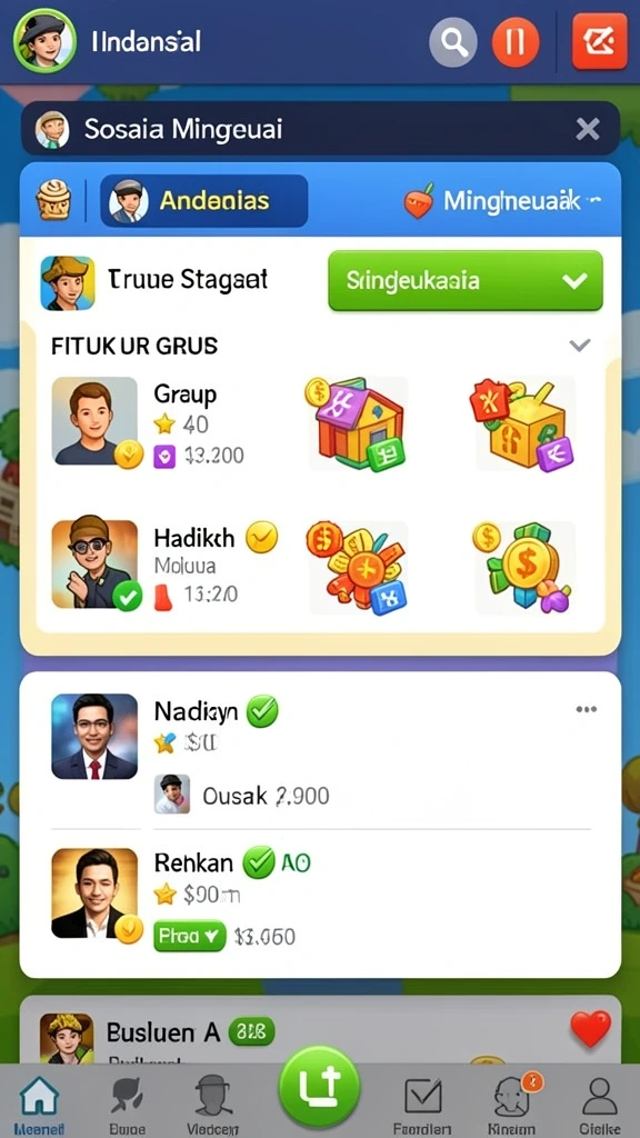 Screenshot gameplay dengan grafik yang memukau.