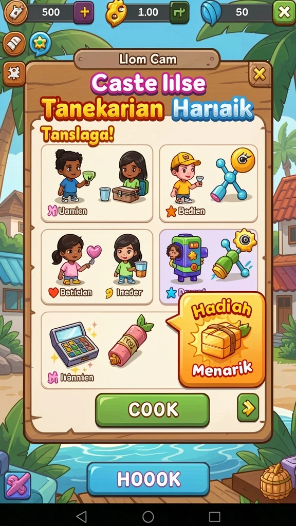 Mode permainan yang seru dan penuh tantangan.