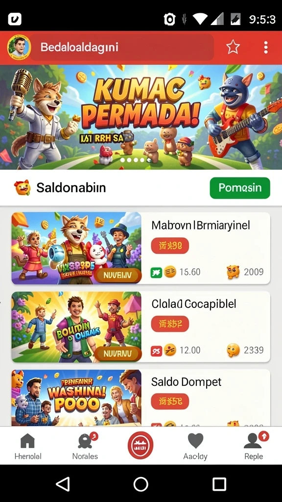 Sistem level up yang menarik dan mudah dipahami.