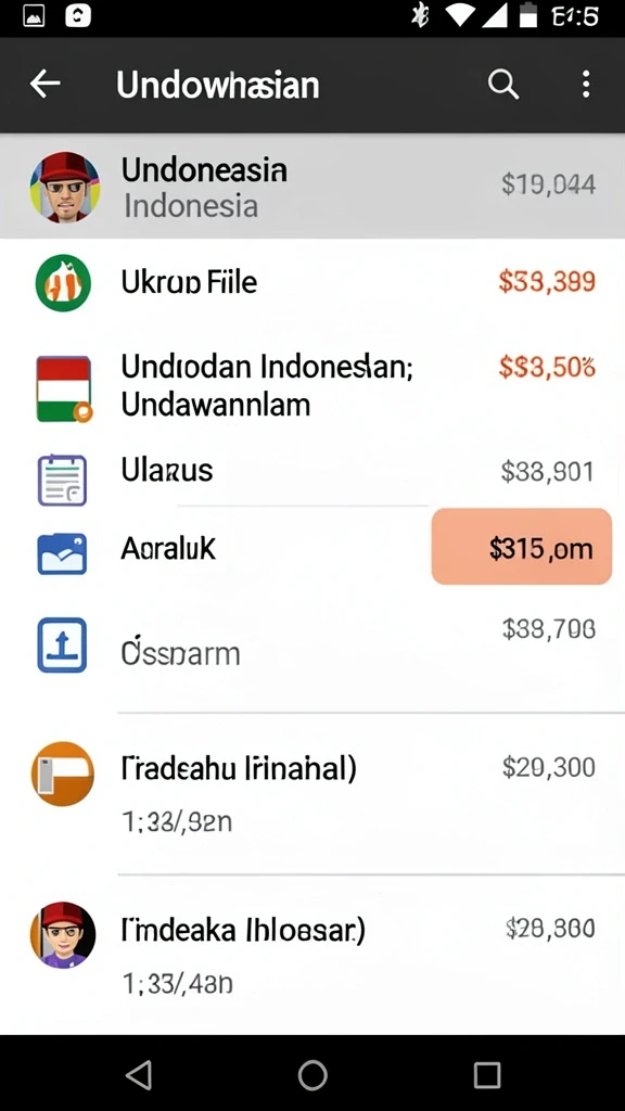 Tampilan antarmuka yang intuitif dan menarik.