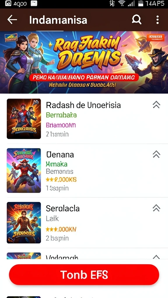 Tangkapan layar momen seru saat menyelesaikan level.