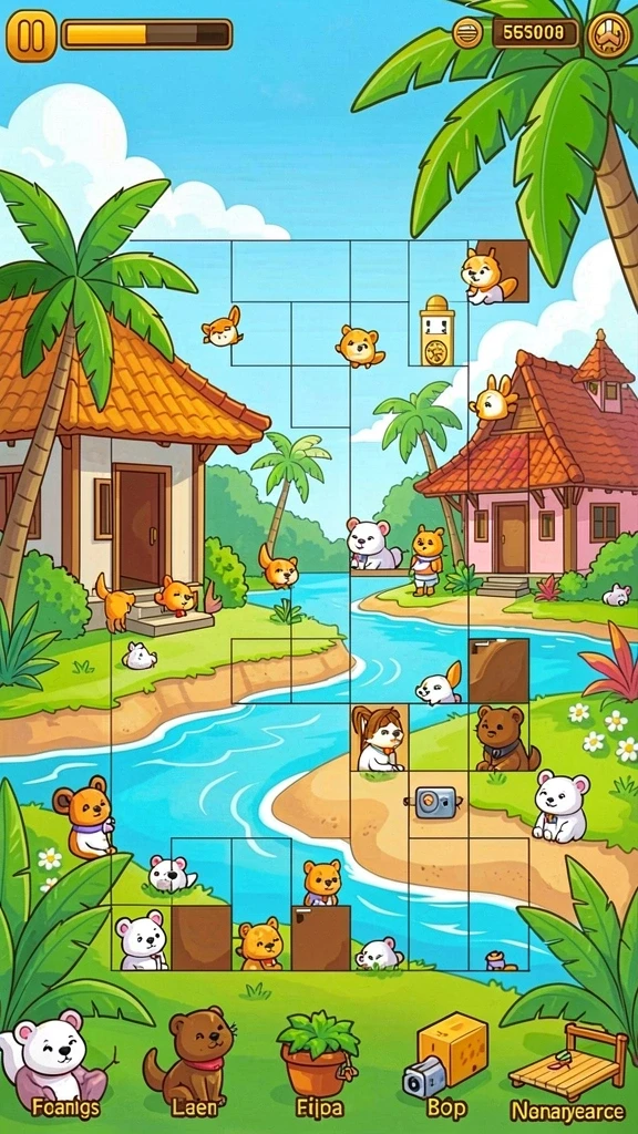 Tantangan seru dengan berbagai level yang tersedia.