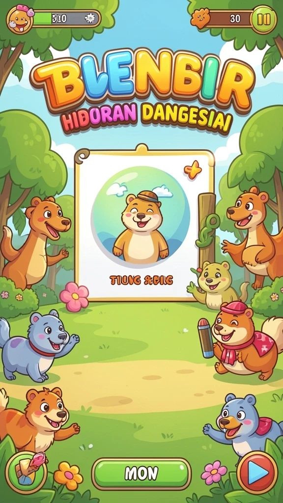 Tampilan permainan slot yang menarik dan penuh warna.