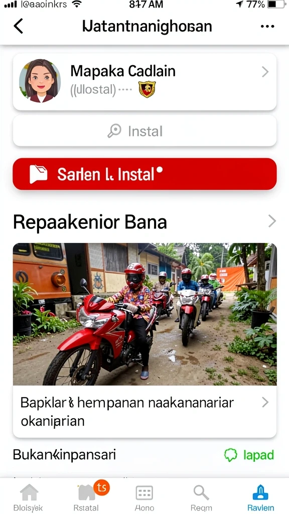 Menu permainan yang beragam dan mudah dijelajahi.