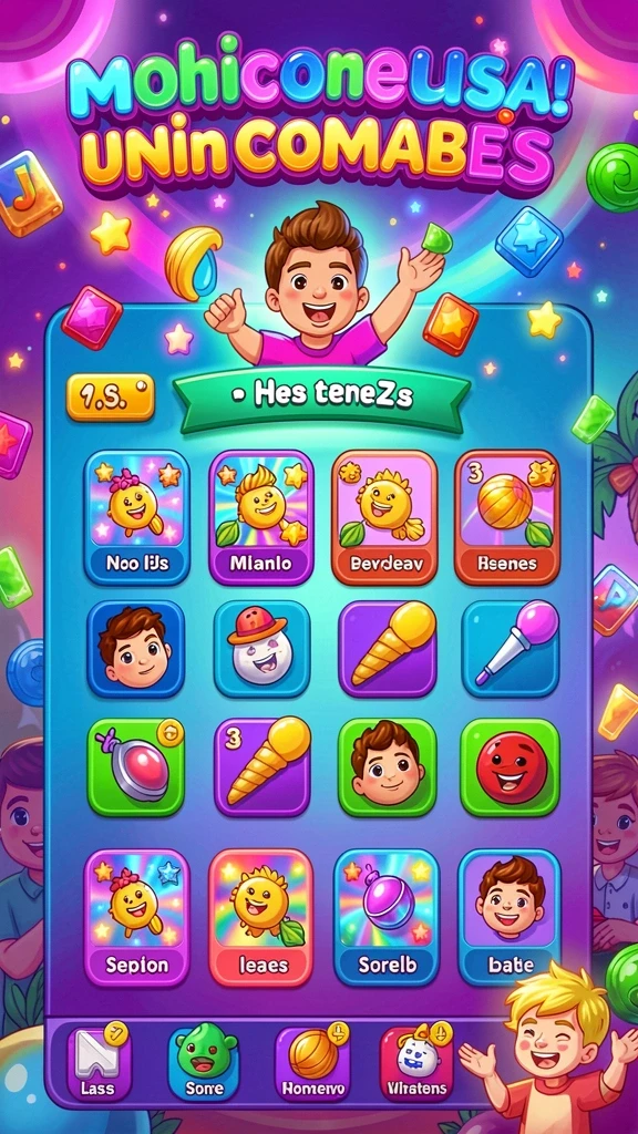 Tampilan antarmuka game yang menarik dan intuitif.