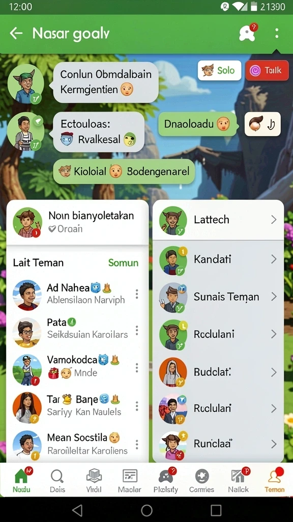 Tampilan antarmuka yang ramah pengguna.
