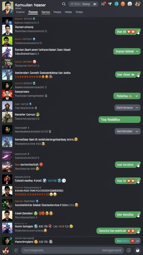 Varian permainan yang sangat beragam untuk semua kalangan.