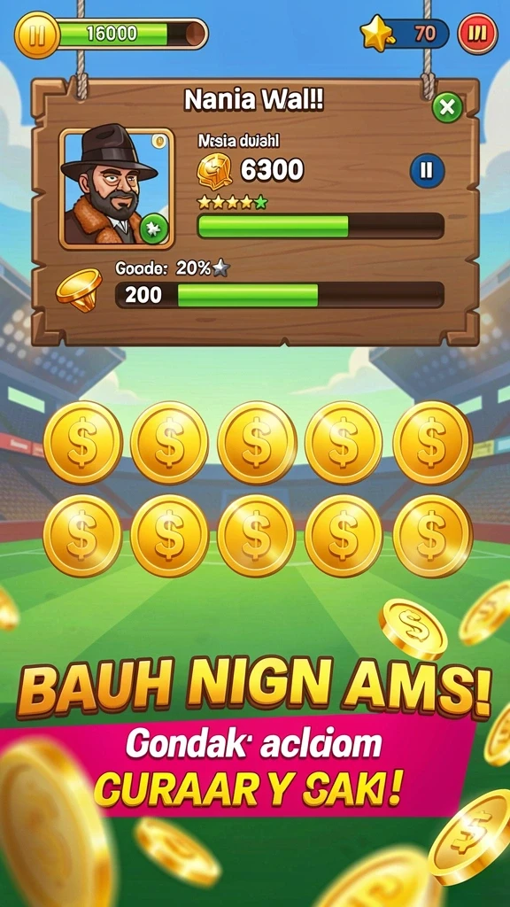 Efek visual menarik yang membuat bermain lebih hidup.