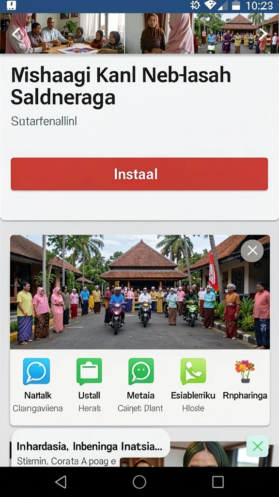 Tampilan antarmuka yang ramah pengguna.