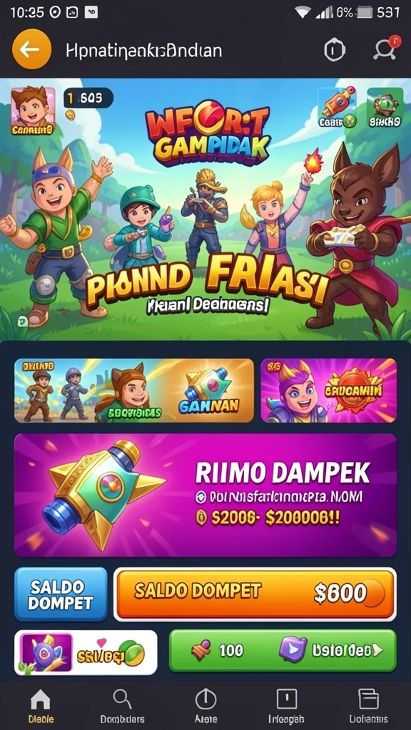 Tampilan level baru yang menantang dan menarik.