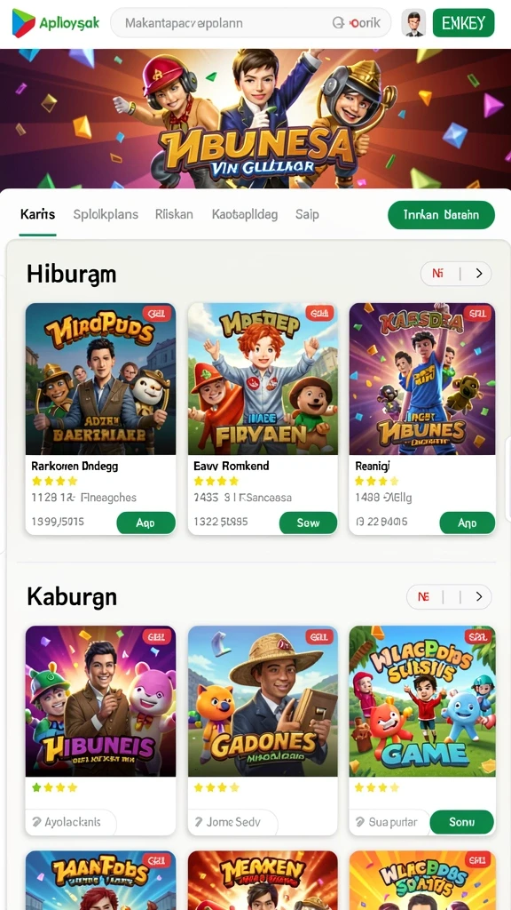 Tampilan awal SERURP yang menarik dan mudah dinavigasi.
