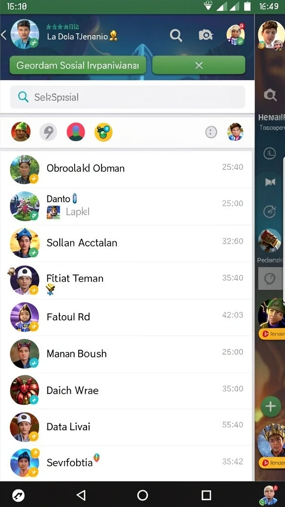 Antarmuka pengguna SONTOGEL yang intuitif dan menarik.