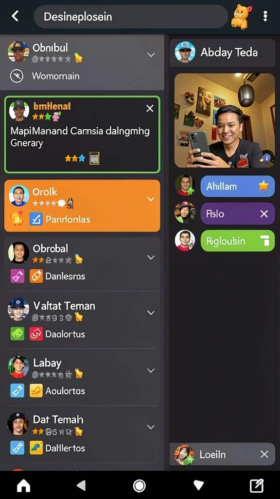 Ilustrasi momen berbagi kemenangan dengan teman-teman.
