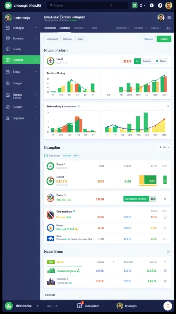 Tampilan dashboard yang mudah dipahami.