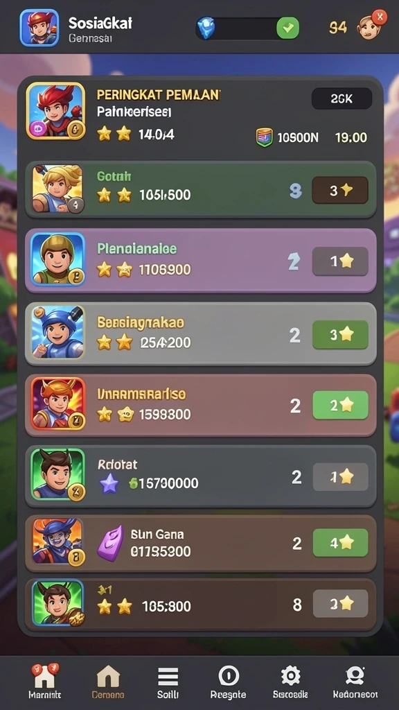 Mode multiplayer yang memungkinkan bermain bersama teman.